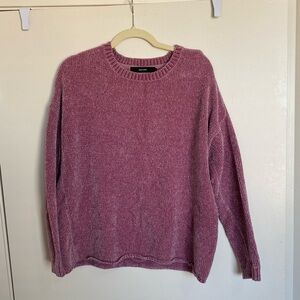 Dusty Pink Chenille Sweater